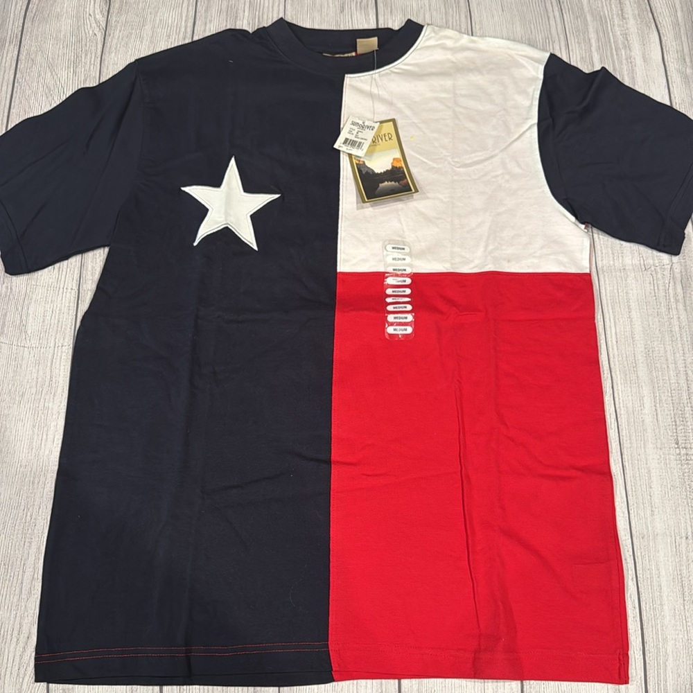 Sun River Men’s Texas Flag T-Shirt - NWT - Picture 3 of 5